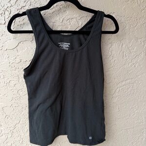Lucky Brand Black Scoop Neck Tank Top